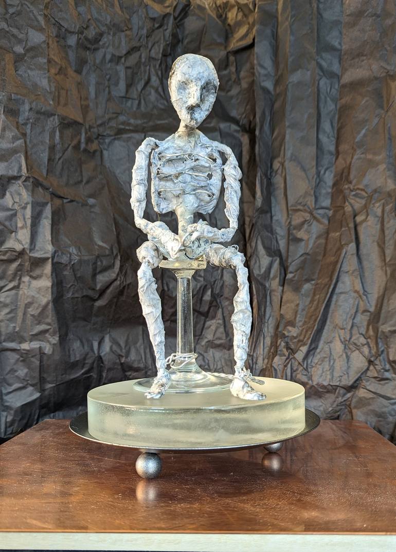 Original 3d Sculpture Mortality Sculpture by Sandra Stowell