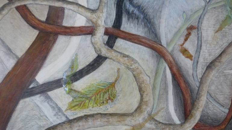 Original Expressionism Nature Painting by Sandra Stowell