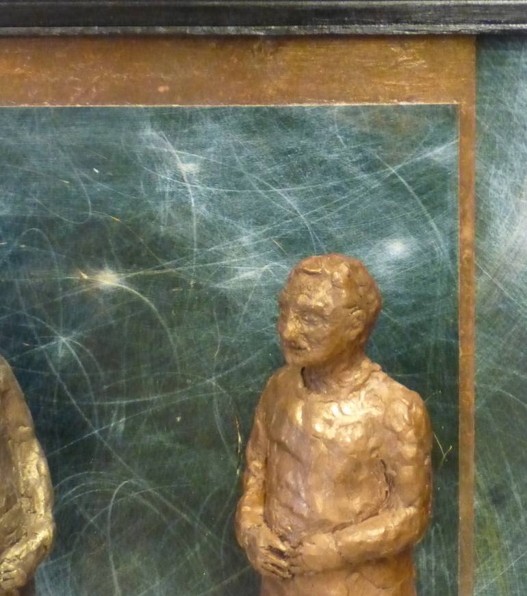 Original Figurative People Sculpture by Sandra Stowell