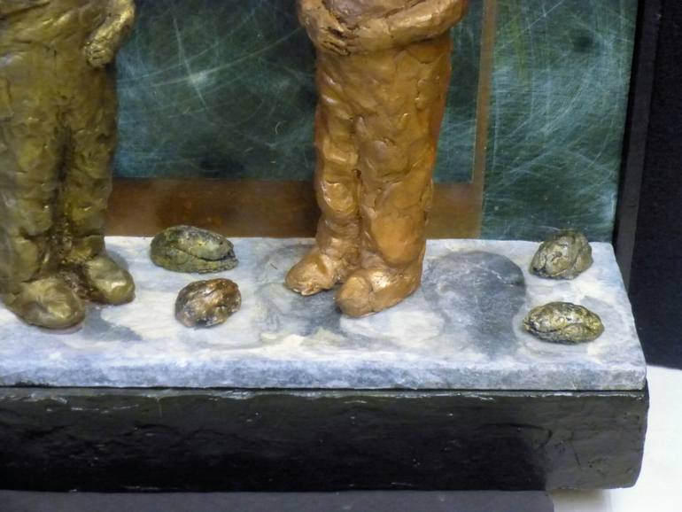 Original Figurative People Sculpture by Sandra Stowell