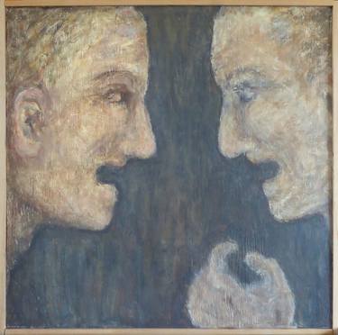 Original Figurative Men Paintings by Sandra Stowell