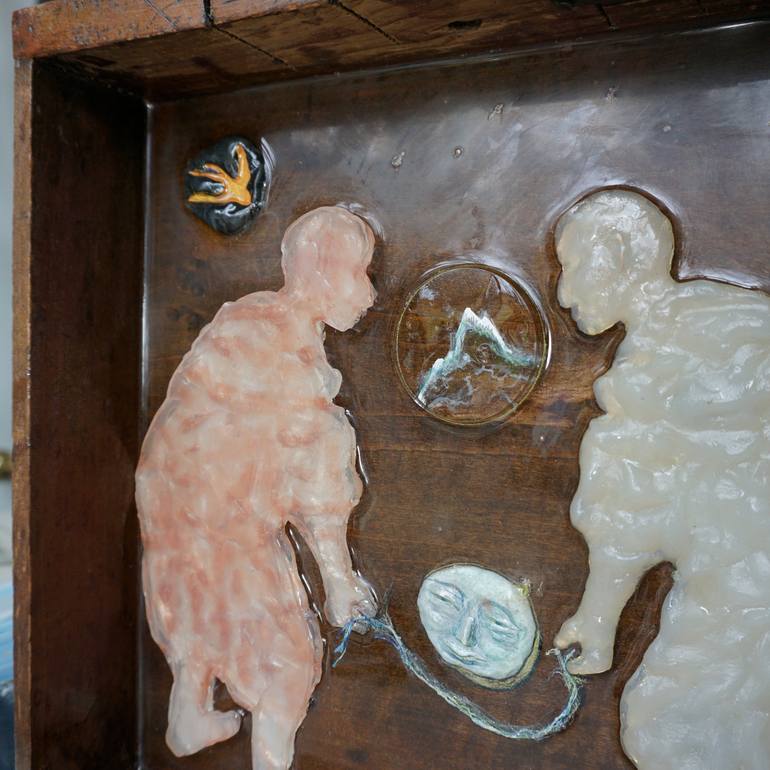 Original Figurative Fantasy Sculpture by Sandra Stowell