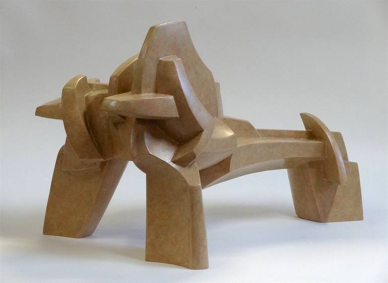 Original Cubism Abstract Sculpture by Mike Conlen