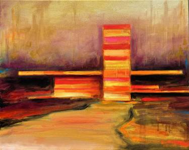 Original Contemporary Architecture Painting by Ian McLean