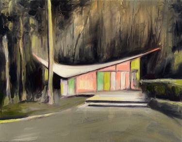 Original Architecture Painting by Ian McLean