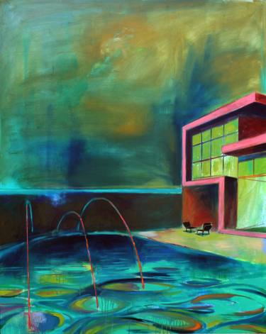 Original Architecture Paintings by Ian McLean