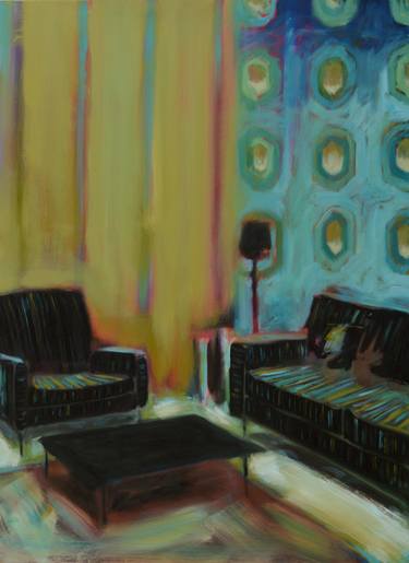 Print of Expressionism Interiors Paintings by Ian McLean