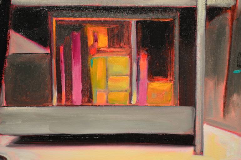 Original Modernism Architecture Painting by Ian Mclean