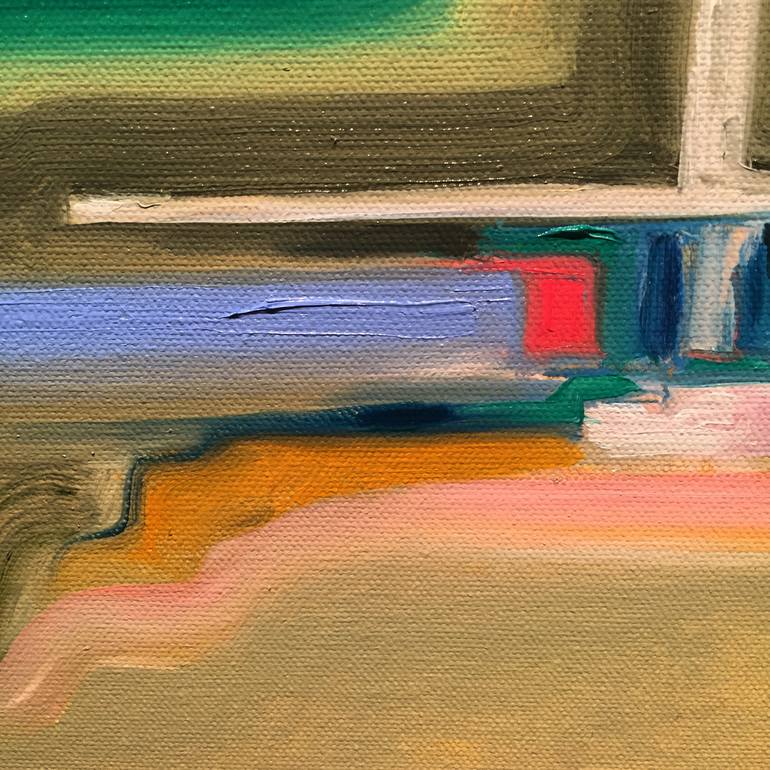 Original Expressionism Architecture Painting by Ian Mclean