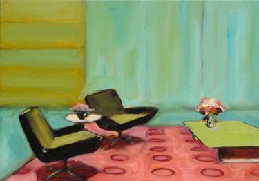 Original Expressionism Interiors Paintings by Ian McLean
