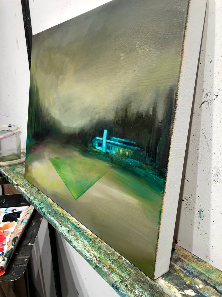 Original Impressionism Landscape Painting by Ian Mclean