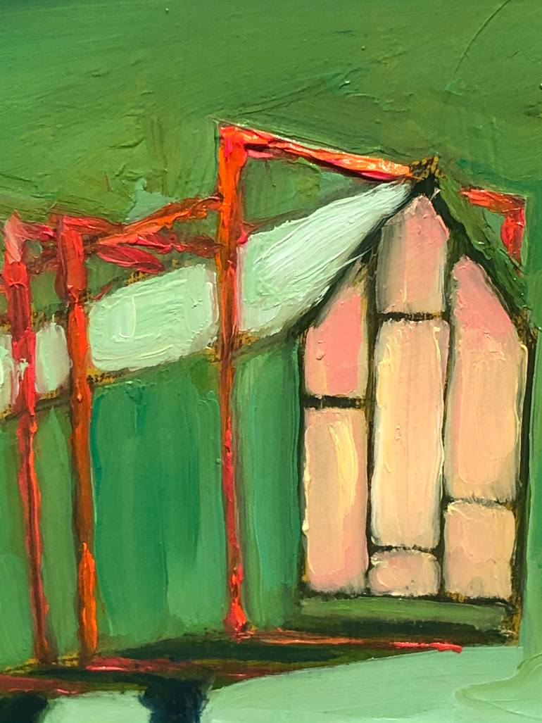 Original Expressionism Architecture Painting by Ian Mclean
