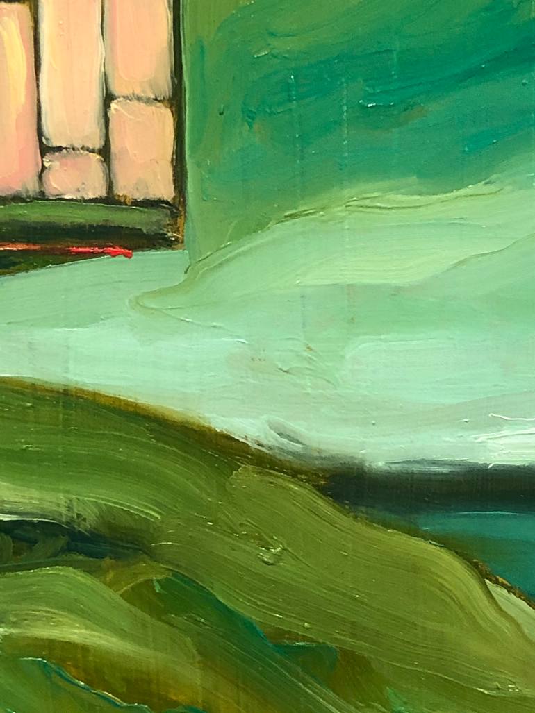 Original Expressionism Architecture Painting by Ian Mclean