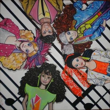 Original Pop Art Pop Culture/Celebrity Paintings by Liz Gonzlez