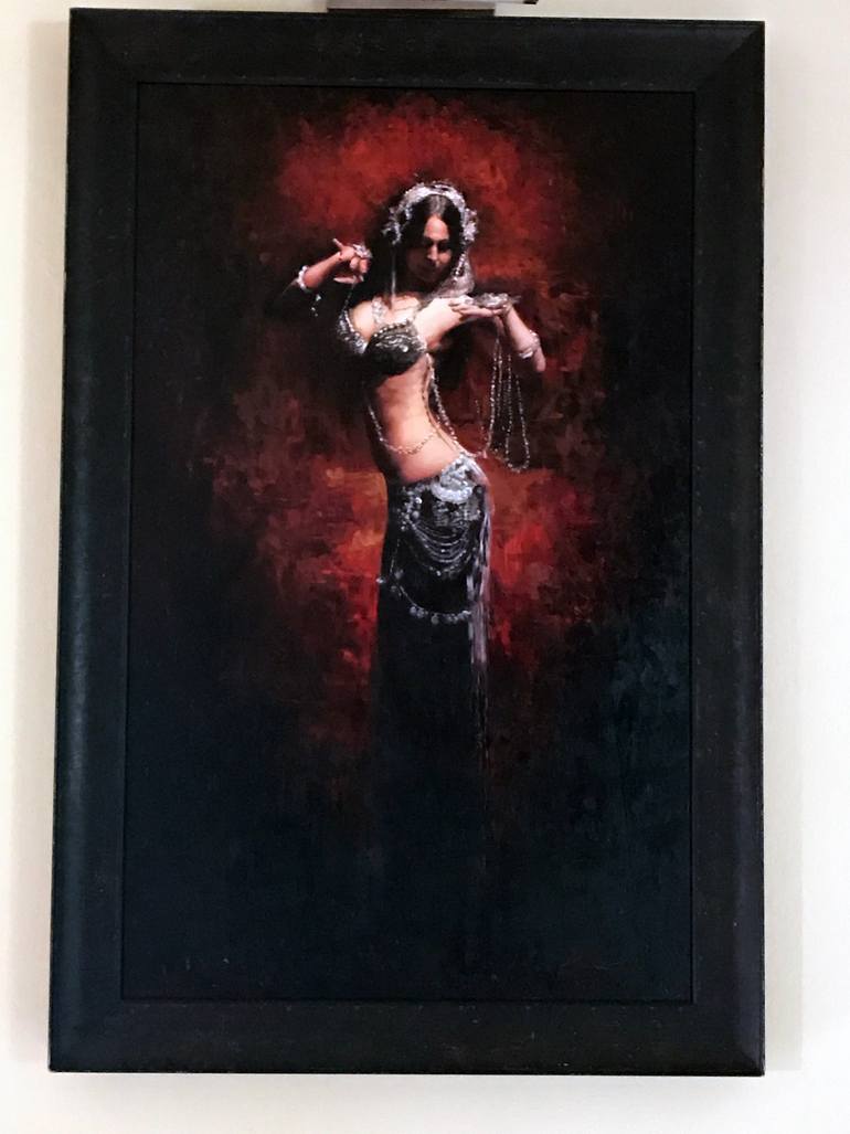 Original Figurative Women Painting by Matt Abraxas