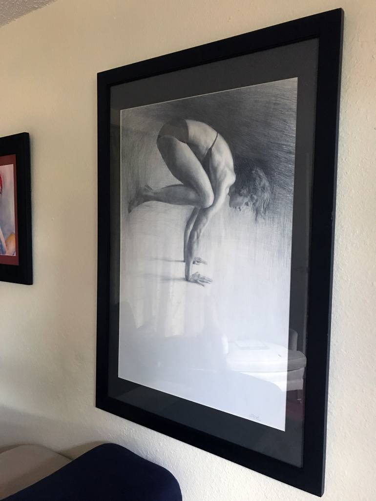 Original Figurative Women Drawing by Matt Abraxas