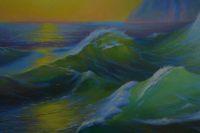 Original Other Seascape Painting by Valeriy Grebenyuk