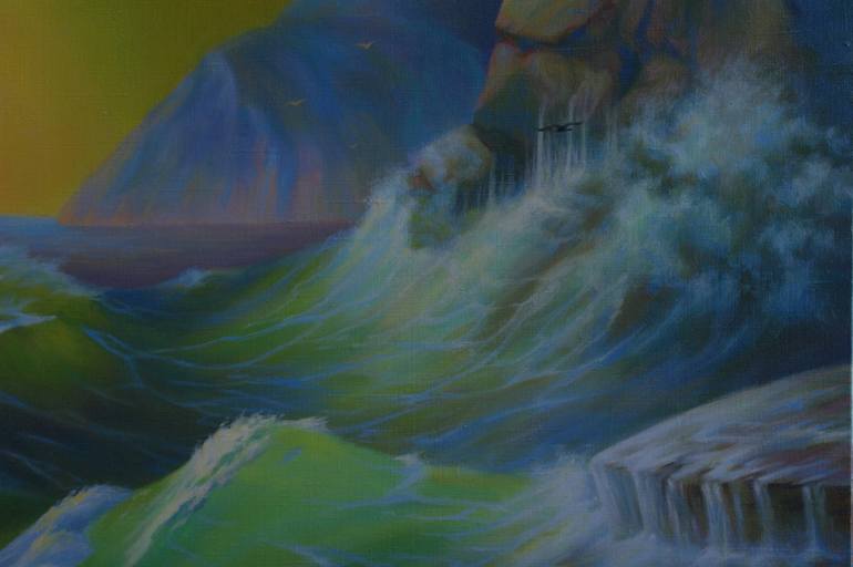 Original Other Seascape Painting by Valeriy Grebenyuk