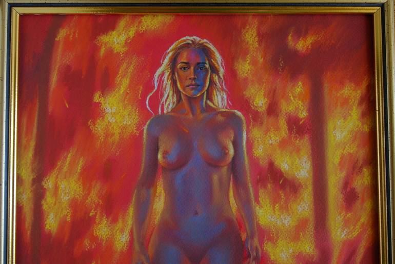 Original Figurative Nude Painting by Valeriy Grebenyuk