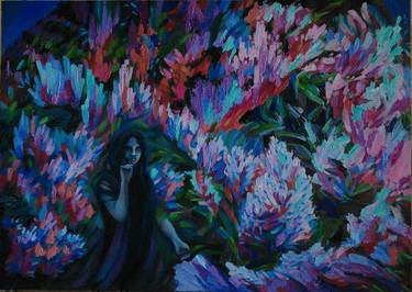 Print of Impressionism Floral Paintings by Valeriy Grebenyuk