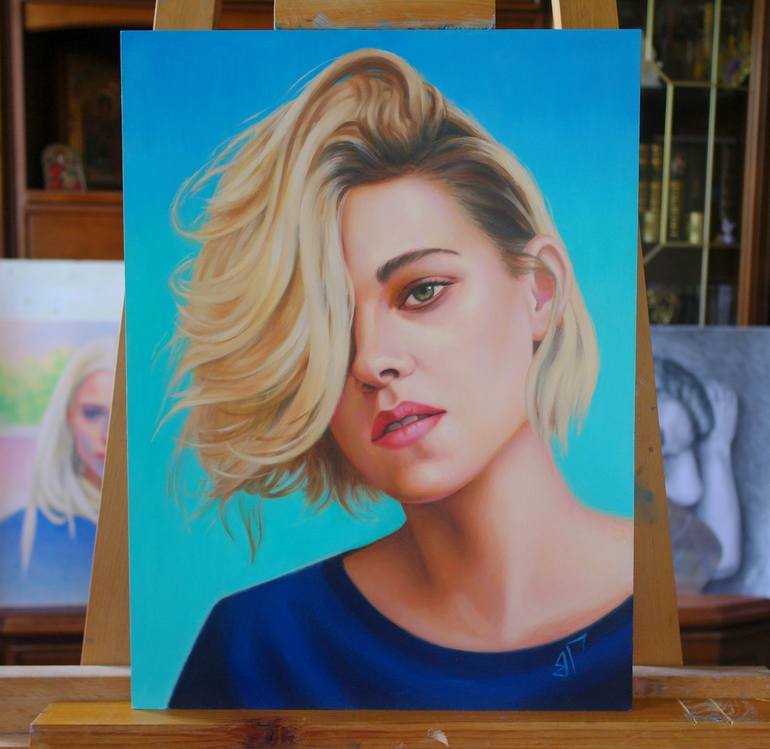 Original Figurative People Painting by Valeriy Grebenyuk