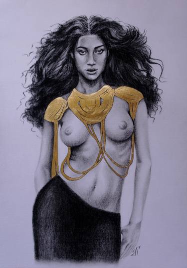 Print of Nude Drawings by Valeriy Grebenyuk