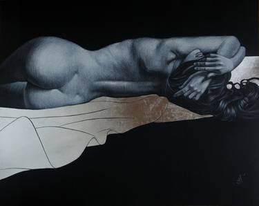 Print of Figurative Erotic Drawings by Valeriy Grebenyuk