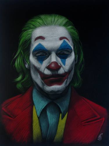 Joker Joaquin Phoenix Drawing By Valeriy Grebenyuk Saatchi Art