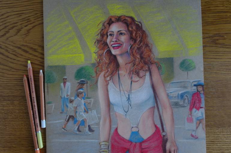 Original Figurative Cinema Drawing by Valeriy Grebenyuk