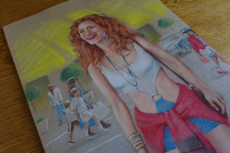 Original Figurative Cinema Drawing by Valeriy Grebenyuk