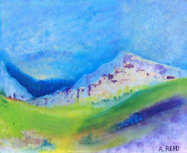 Print of Expressionism Landscape Paintings by Anne Reid