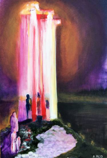 Original Expressionism Religion Paintings by Anne Reid