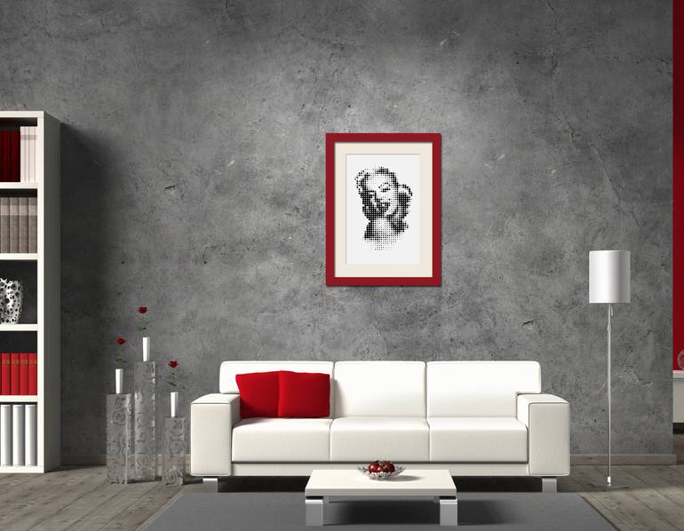 Original Conceptual Pop Culture/Celebrity Drawing by Stefano Padoan