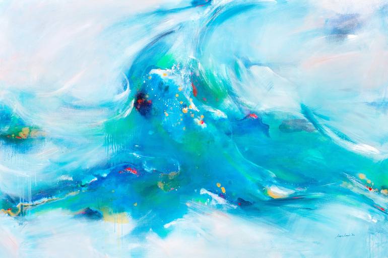 Print of Abstract Expressionism Abstract Paintings by Maria Bacha