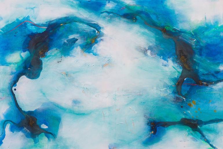 Print of Abstract Expressionism Abstract Paintings by Maria Bacha