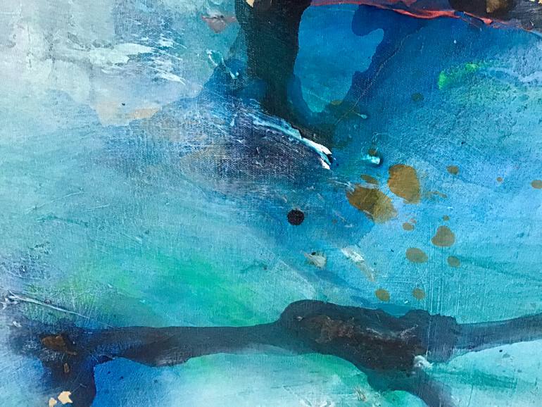 Original Abstract Expressionism Abstract Painting by Maria Bacha
