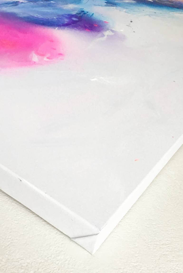 Original Abstract Expressionism Abstract Painting by Maria Bacha