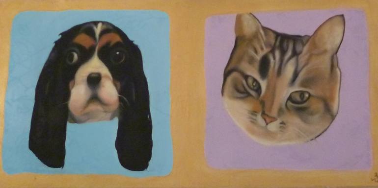 Original Pop Art Animal Painting by Barbara Stretti