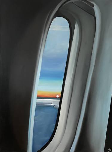 Print of Figurative Aeroplane Paintings by Barbara Stretti