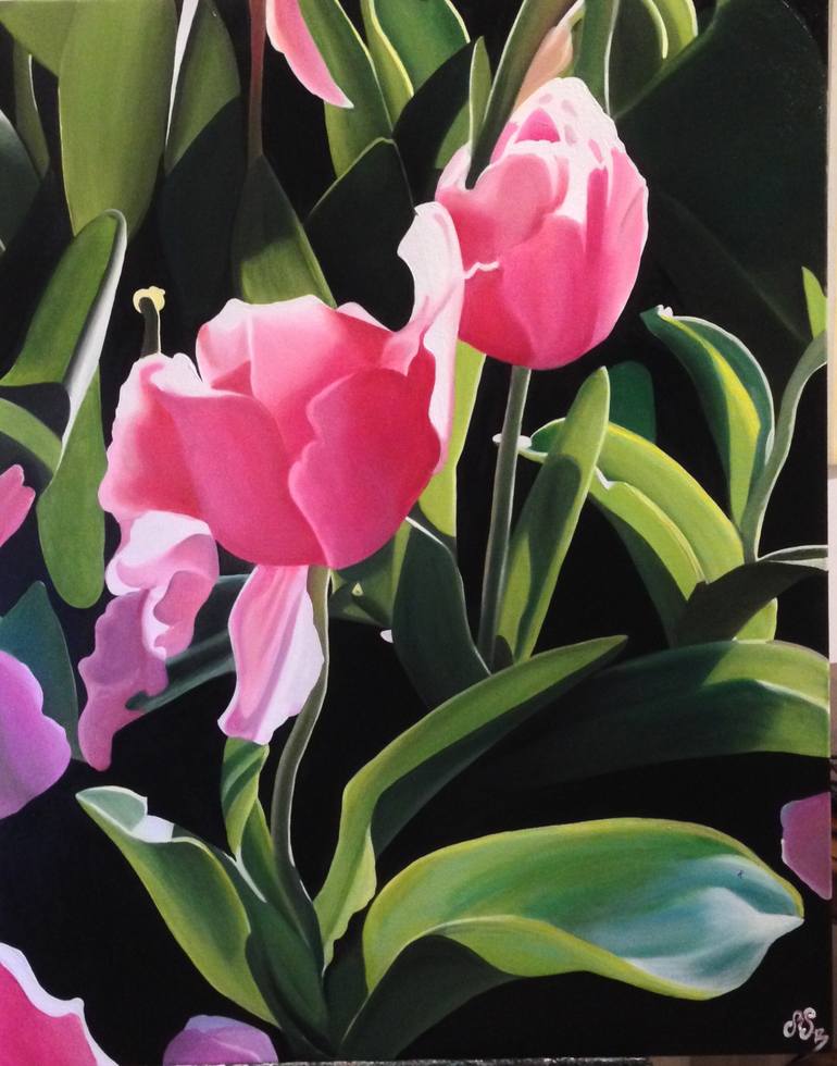 Original Fine Art Botanic Painting by Barbara Stretti