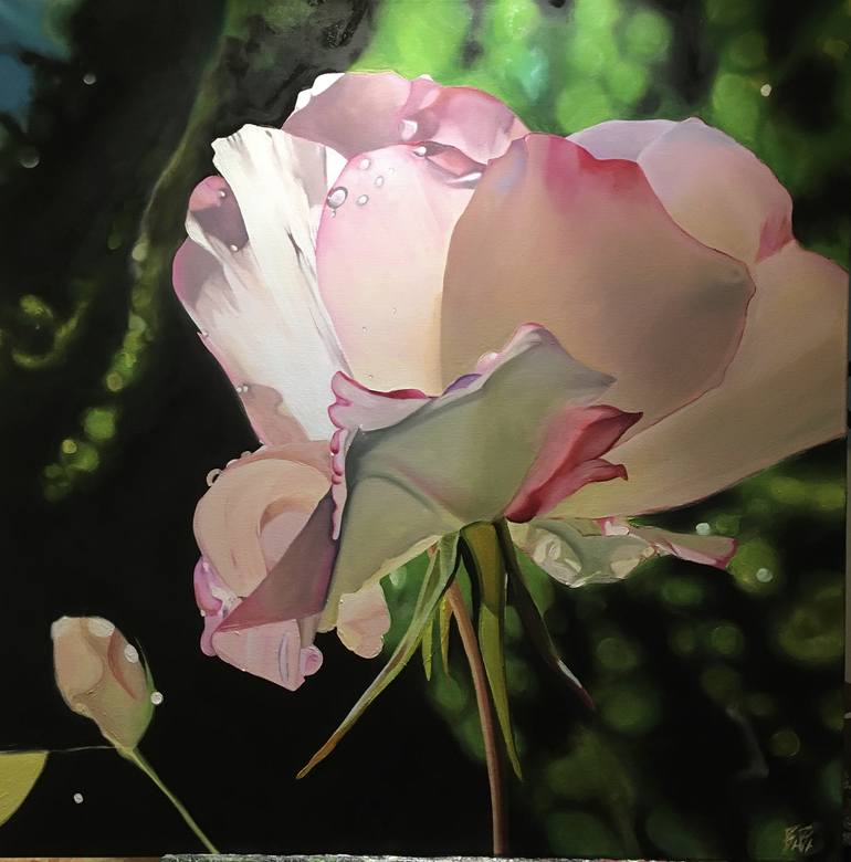 Original Figurative Floral Painting by Barbara Stretti