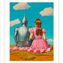 Dorothy and Tin Man – A Picnic Beyond Oz on paper