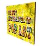 Title is I'm not interested in pop art. 

But you can find every basic and popular things about pop art in this painting :)

Collage made with old newspaper pages, old magazine papers, ink and acrylic paint.

Street style artwork for your wall.