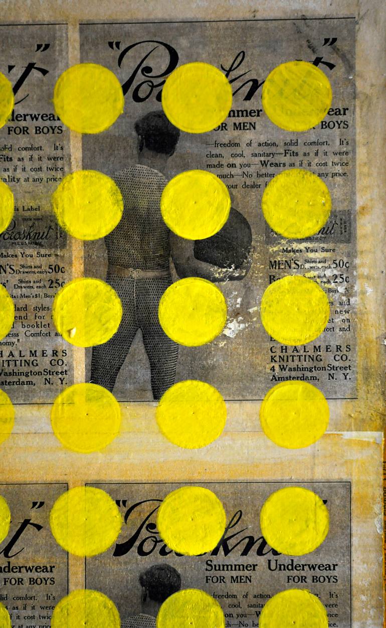 Original Dada Fantasy Painting by Hande Ugur