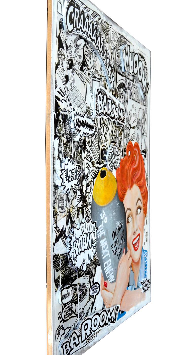 Original Conceptual Humor Painting by Hande Ugur