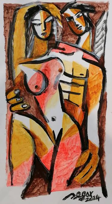 Original Abstract Expressionism Love Paintings by raja segar