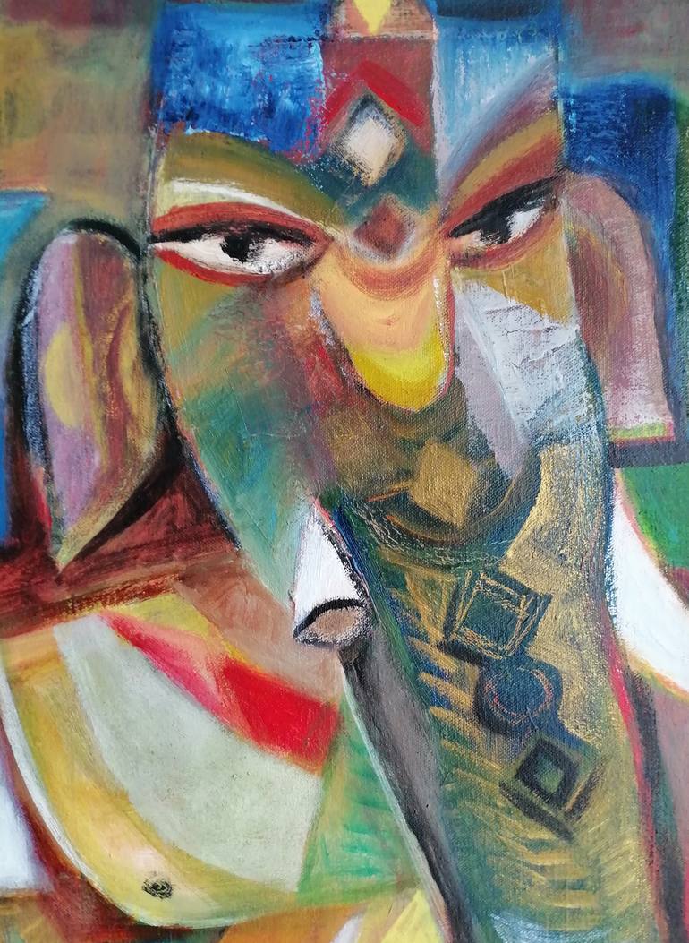 Original Abstract Expressionism Abstract Painting by Raja Segar