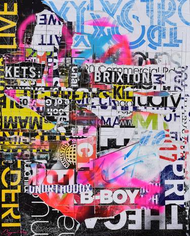 Print of Modern Abstract Collage by Benjamin Phillips
