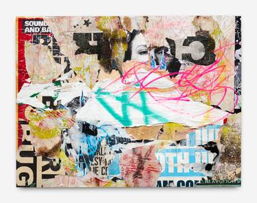 Print of Street Art Abstract Collage by Benjamin Phillips
