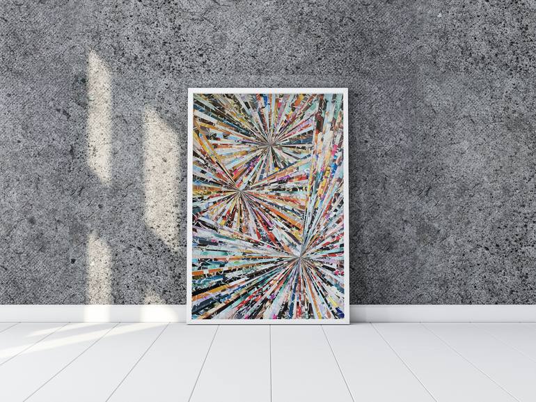 Original Abstract Painting by Benjamin Phillips